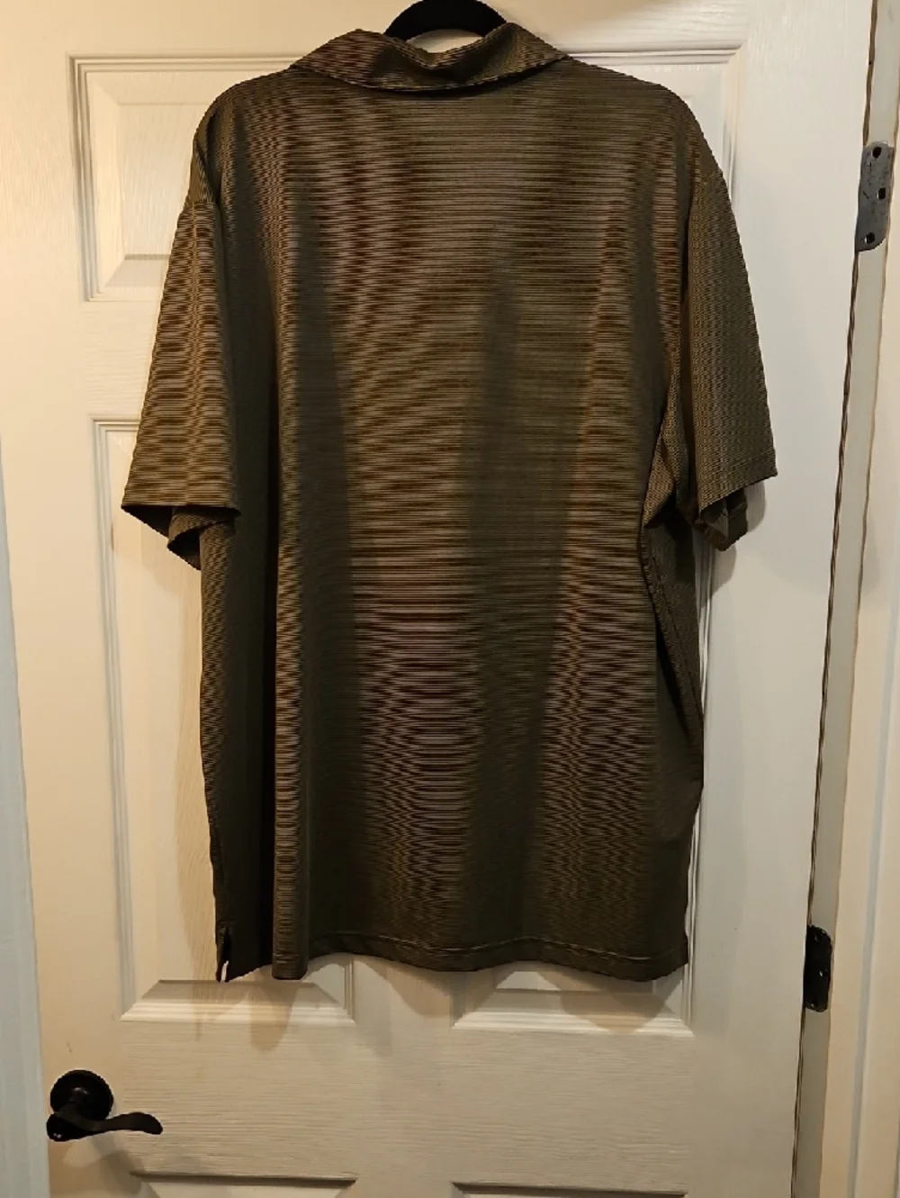 Men's Lightweight  adidas Olive Green Golf Polo with Subtle Logo Size 2X